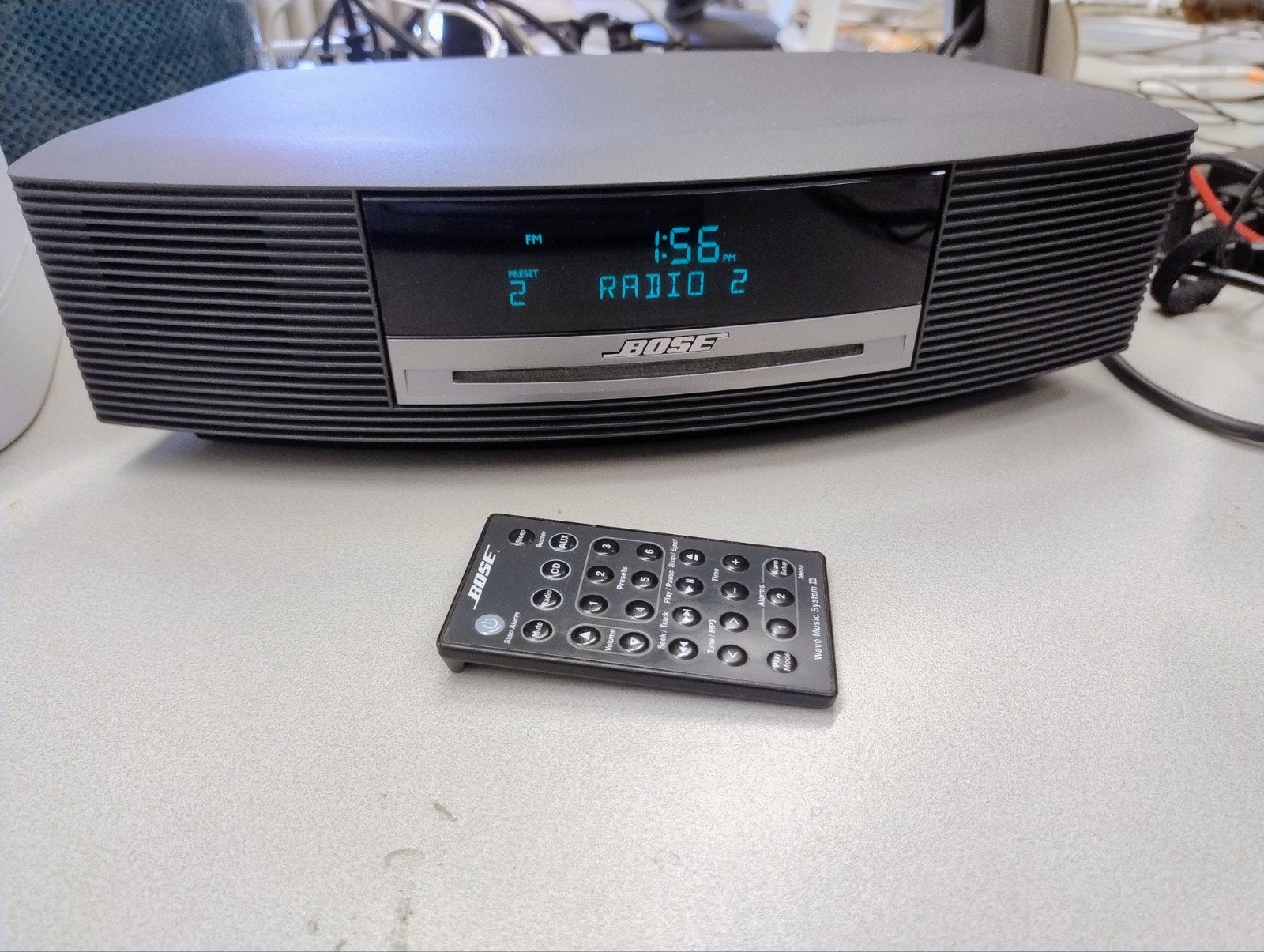 Bose Wave Music System III DAB Radio met afstandsbediening, Ophalen of Verzenden, Zo goed als nieuw, Radio, Met cd-speler