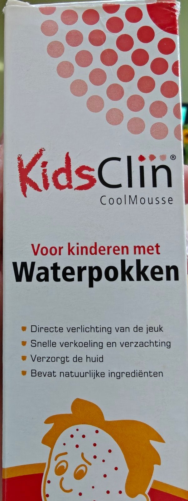 KidsClin CoolMousse voor waterpokken (geopend), Kinderen en Baby's, Ophalen, Zo goed als nieuw