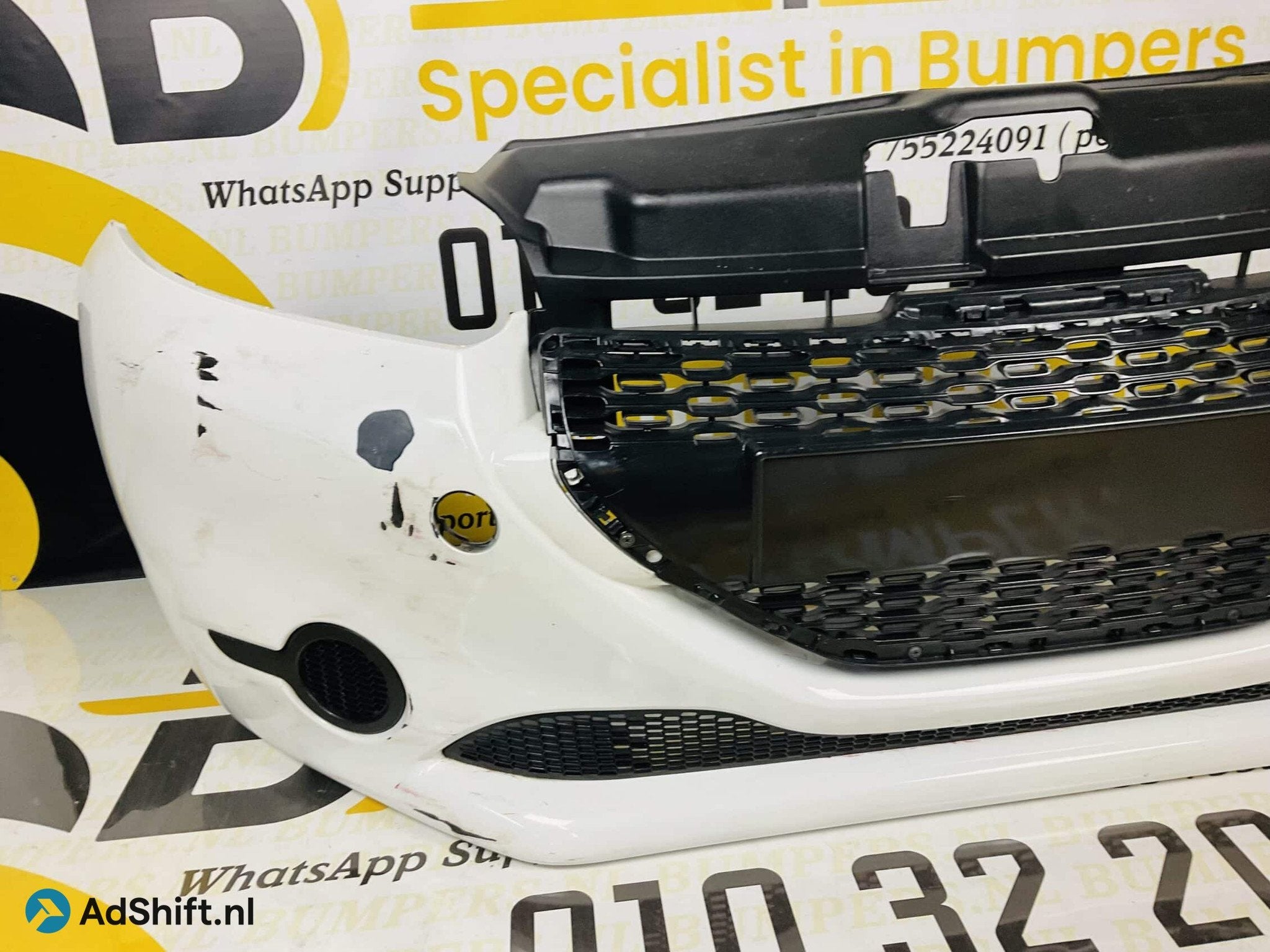 Bumper Peugeot 208 + Grill 2012-2016 Voorbumper 2-J2-2486, Bumper