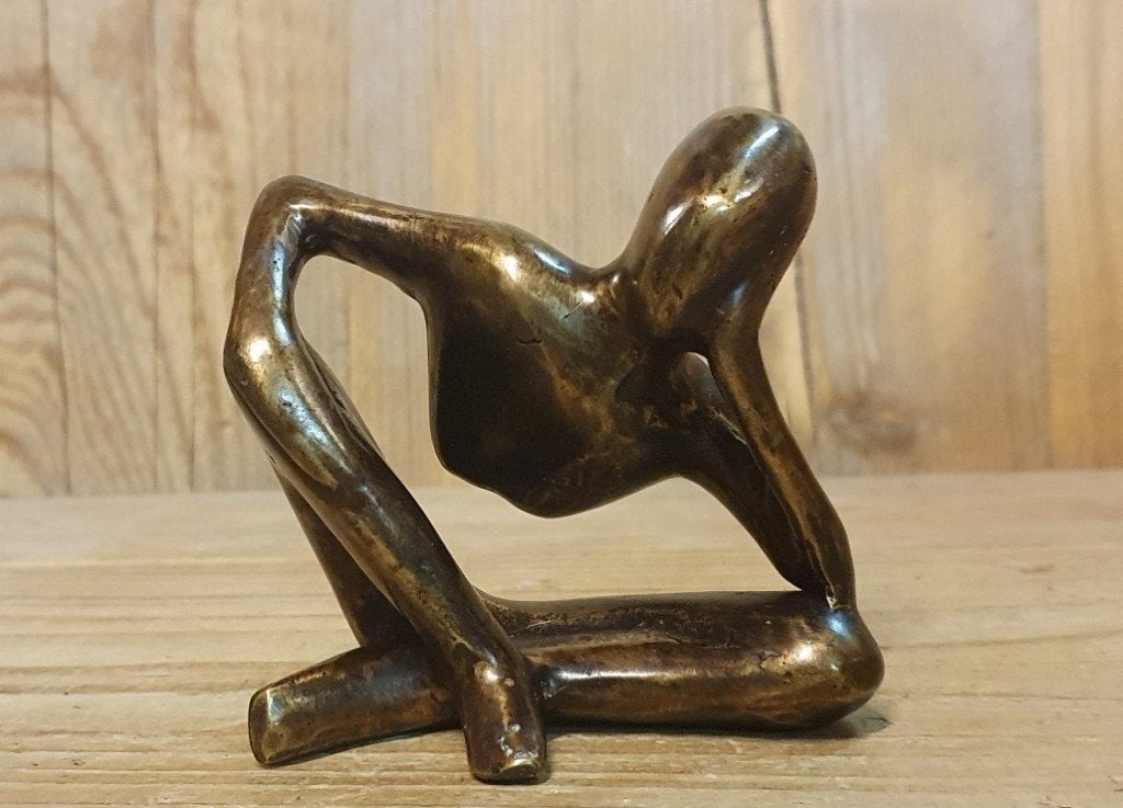 DROMER / BRONZEN BEELD, Ophalen of Verzenden, Brons, Beeld