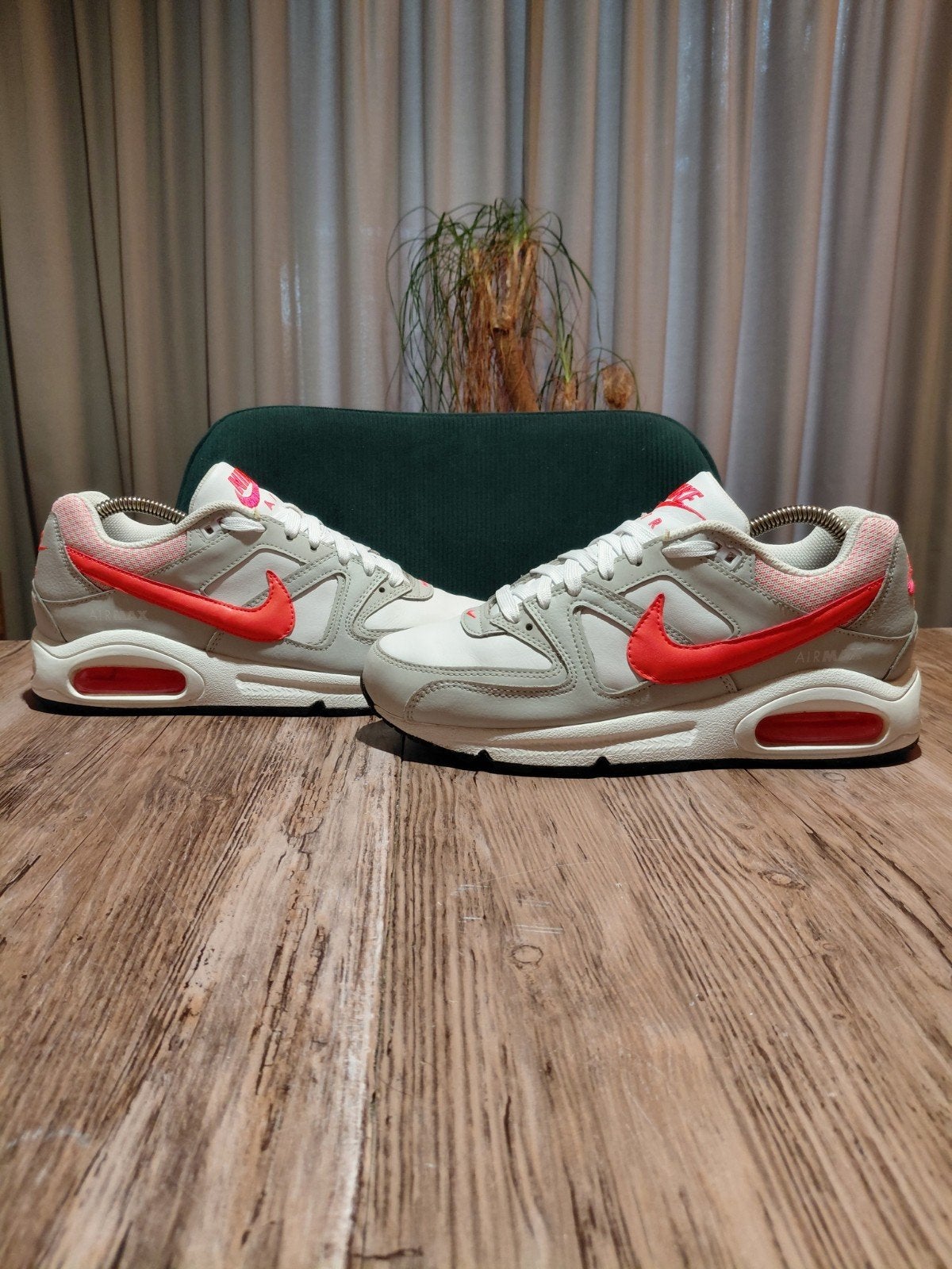 Nike Air Max Command Leather 'Hyper Punch' Size 40, Wit, Nike, Ophalen of Verzenden, Sneakers of Gympen