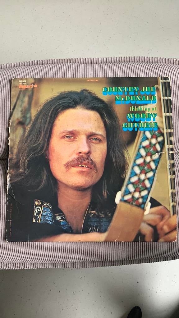 Country Joe McDonald - Thinking of Woody Guthrie, Ophalen of Verzenden, Zo goed als nieuw