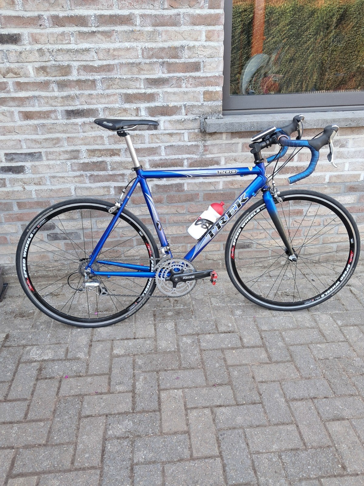 Koersfiets racefiets TREK, Fietsen en Brommers, Aluminium, Zo goed als nieuw, Meer dan 20 versnellingen, 53 tot 57 cm
