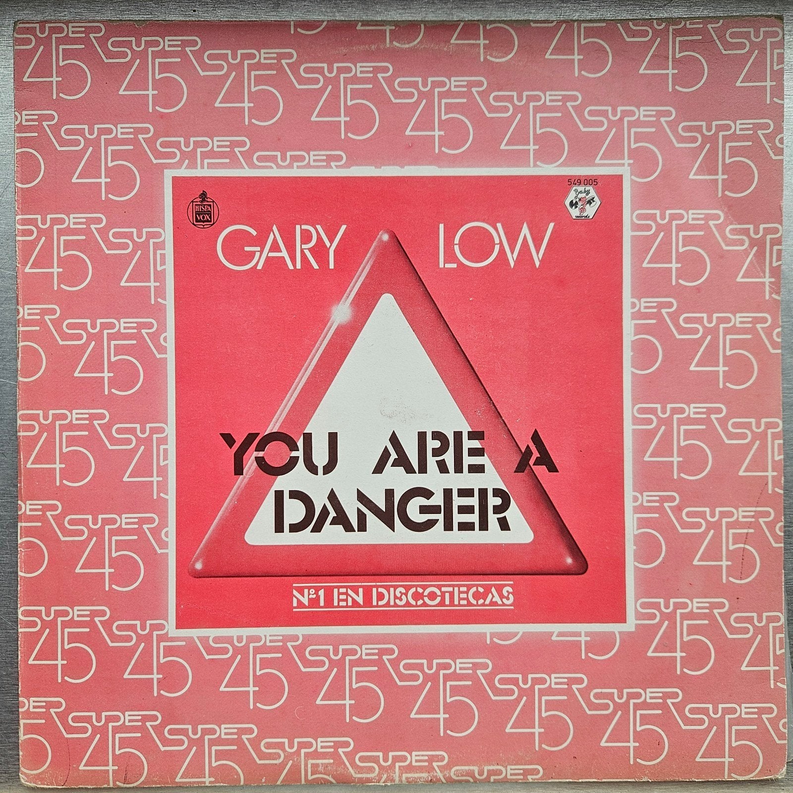 Gary Low - You Are Danger 12inch Maxisingle Italo Disco, Cd's en Dvd's, Ophalen of Verzenden, 12 inch