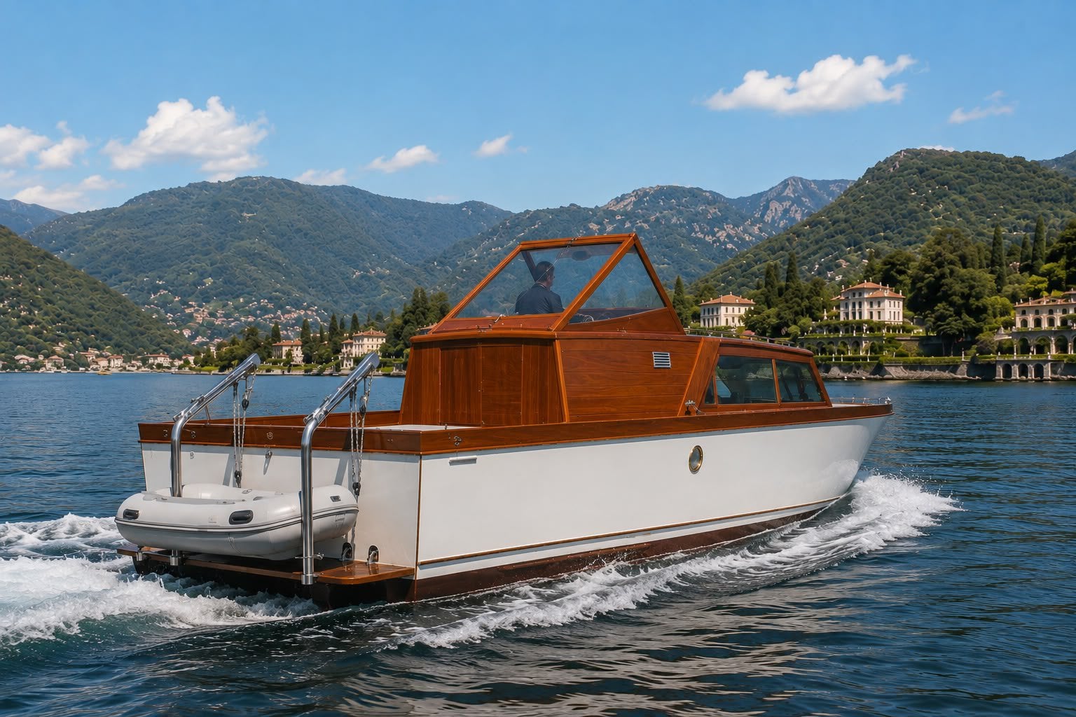 houten kajuitboot  riva-look- opknapproject +!trailer, Ophalen, Overige merken, Gebruikt, Diesel
