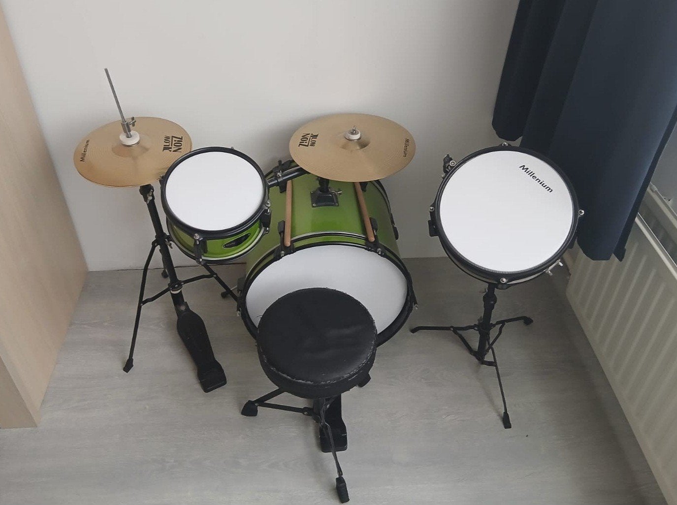 Mooi drumstel kind/junior, Ophalen, Gebruikt, Overige merken