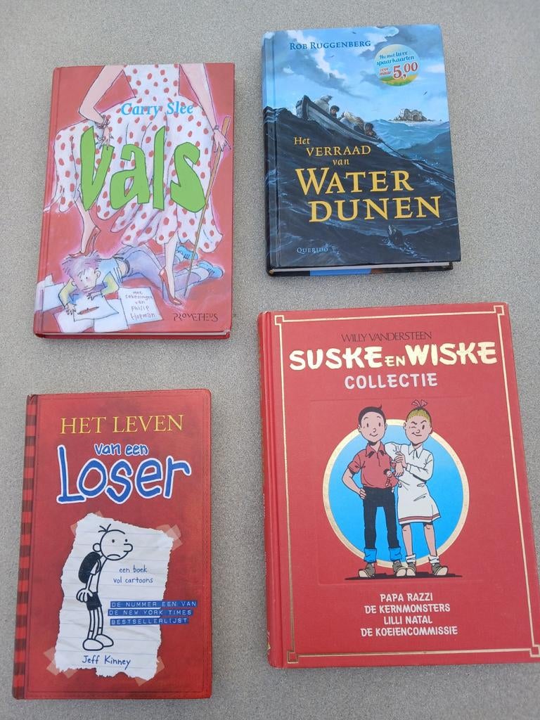 Kinderboek Het Leven van een loser en meer, Ophalen of Verzenden, Gelezen, Carry Slee, Rob Ruggenberg, Jeff Kinney, Willy Vandersteen