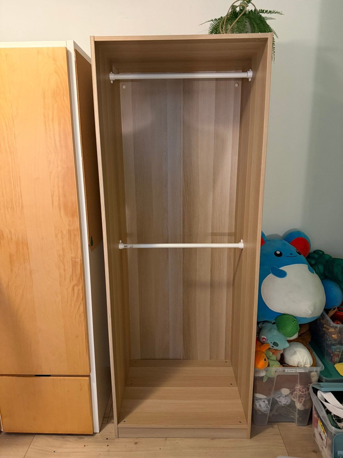 Pax kast eiken, Huis en Inrichting, Kasten | Kledingkasten, Ophalen, 200 cm of meer, 50 tot 100 cm, Zo goed als nieuw
