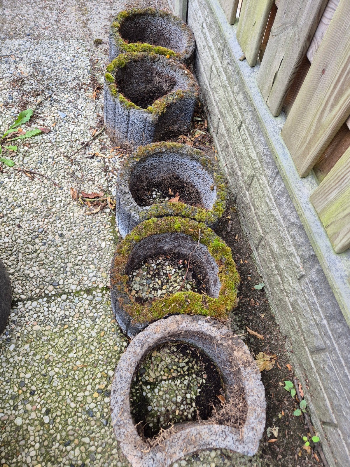 5 betonnen elementen, Ophalen, Gebruikt, Minder dan 30 cm, Rond