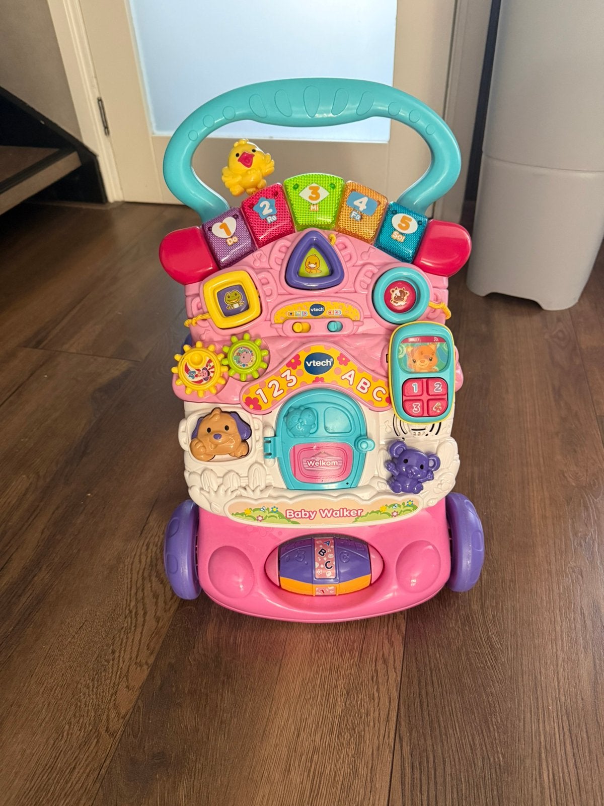 V tech loopwagen zgan, Kinderen en Baby's, Ophalen, Zo goed als nieuw, 6 maanden tot 2 jaar