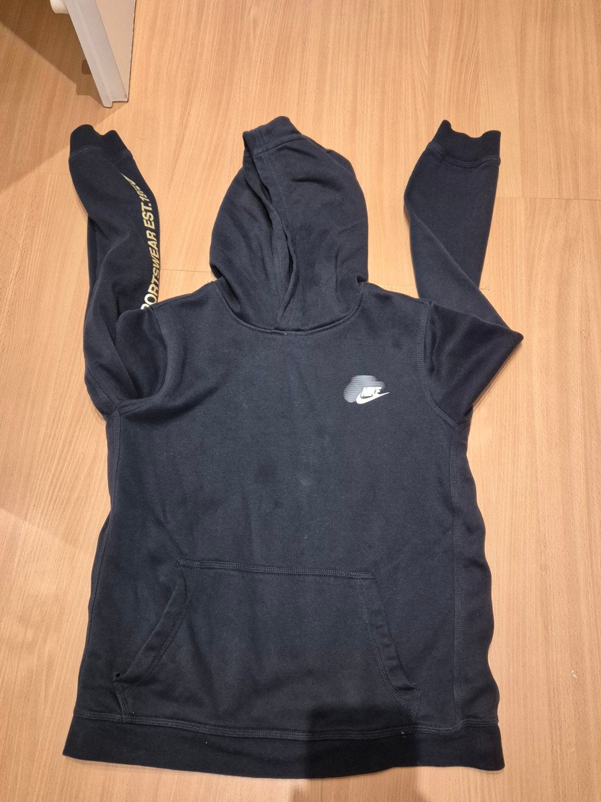 Nike Hoodie Zwart Maat XL (158-170 cm), Kinderen en Baby's, Kinderkleding | Maat 170, Gebruikt, Jongen of Meisje, Trui of Vest