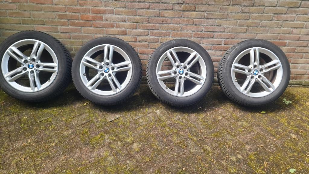 BMW 2 serie F45 F46 17 inch M velgen All Seasons tpms, Auto-onderdelen, Banden en Velgen, Ophalen, Gebruikt, 17 inch, 205 mm