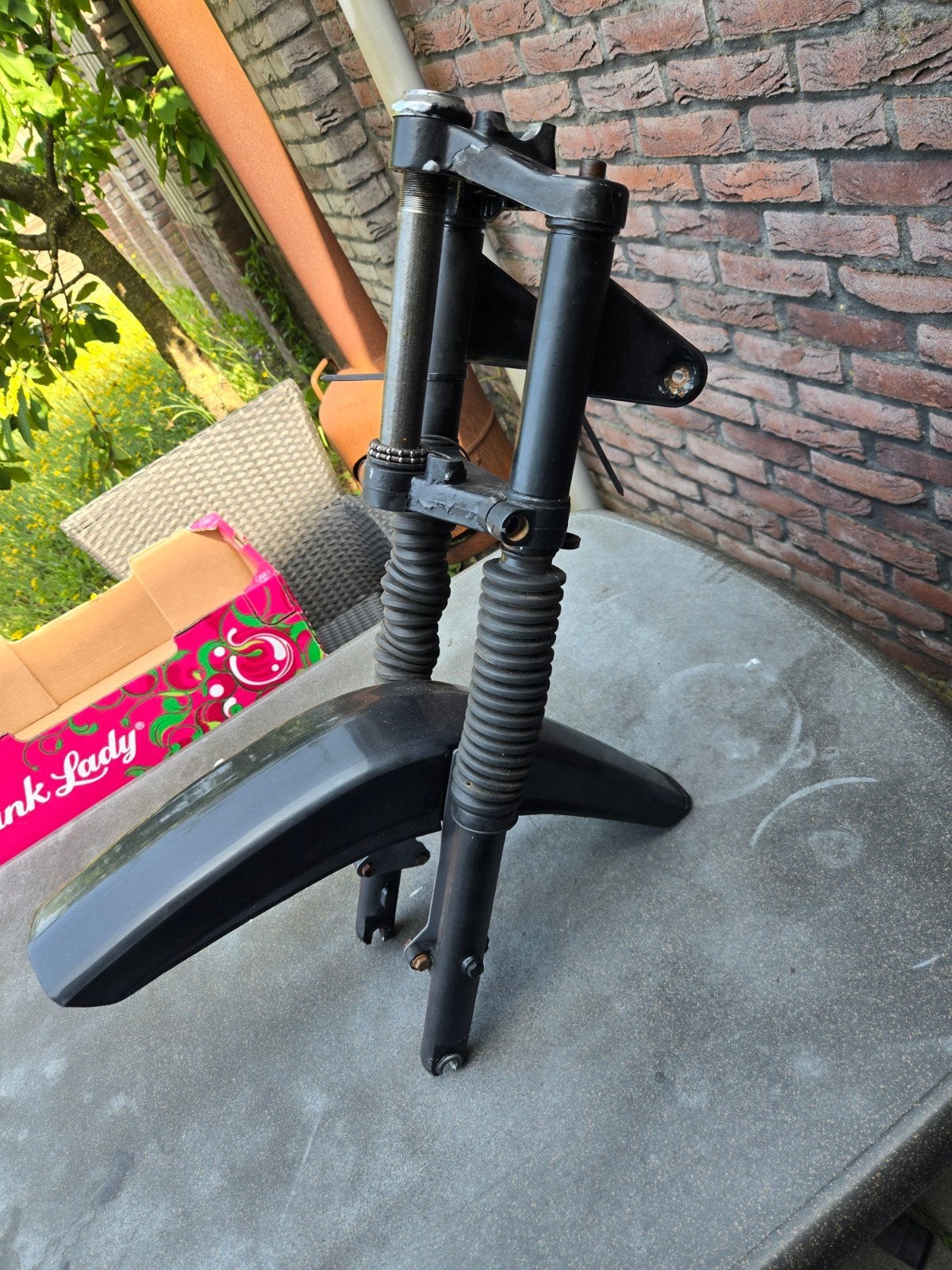 Gilera Citta Voorvork met nieuw spatbord, Fietsen en Brommers, Ophalen of Verzenden, Gebruikt, Overige typen, Gilera