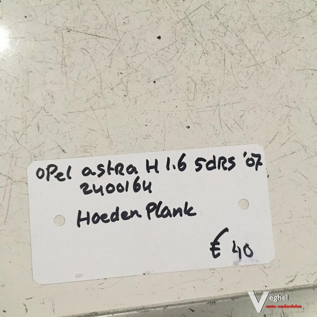 Opel Astra H 1.6 5drs 2007 Wagennr 240064   Hoedenplank, Ophalen, Gebruikt, -, -