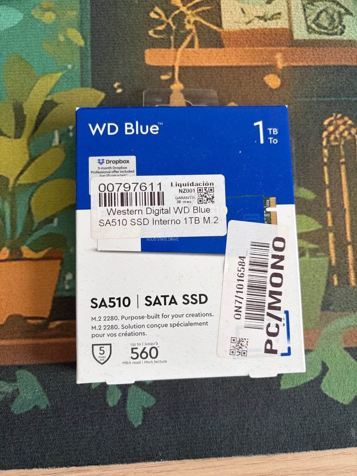WD Blue SA510 SSD Interno 1TB M.2 SATA SSD, Computers en Software, Harde schijven, Intern, Server, Nieuw, Ophalen of Verzenden