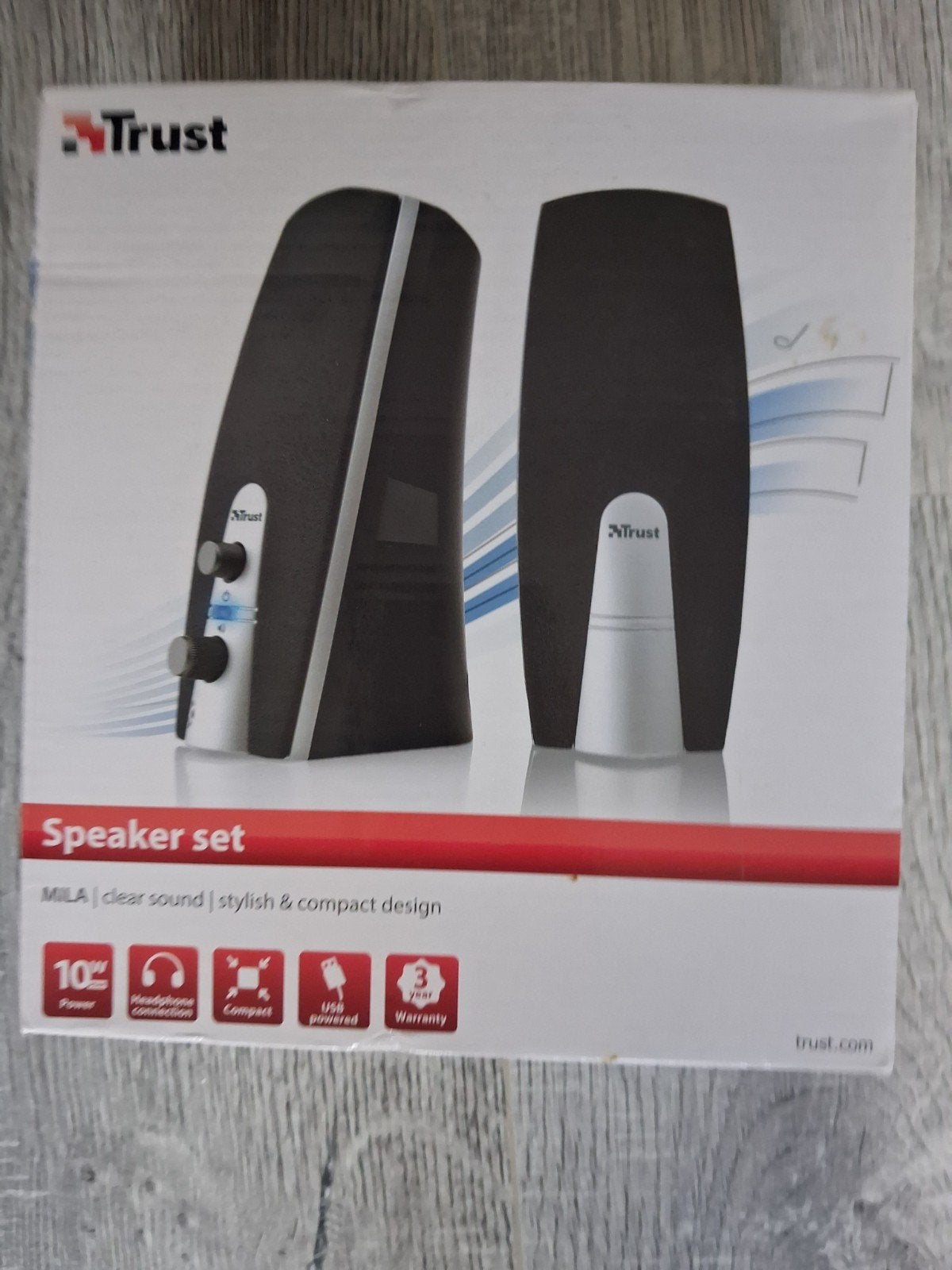 Trust speakers computer, Computers en Software, Pc speakers, Ophalen, Nieuw