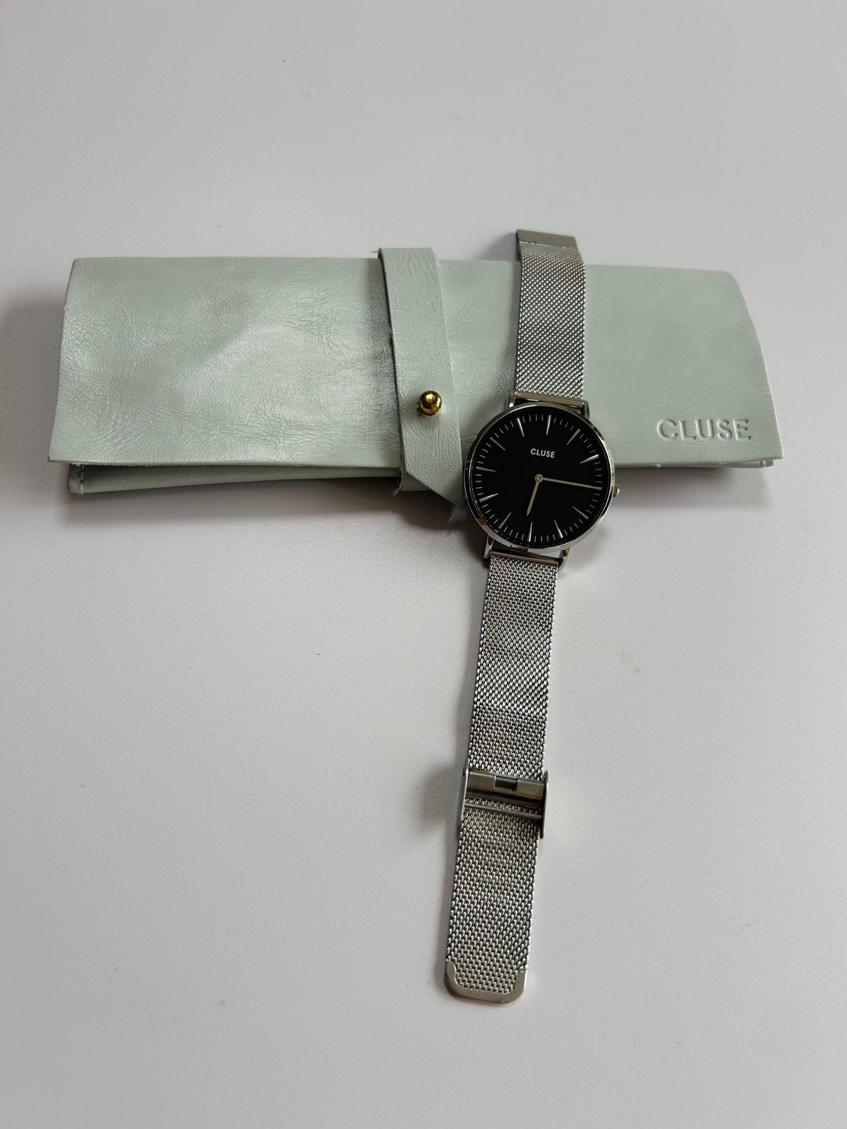 Cluse horloge - zo goed als nieuw!, Sieraden, Tassen en Uiterlijk, Horloges | Dames, Overige merken, Staal, Polshorloge, Ophalen of Verzenden