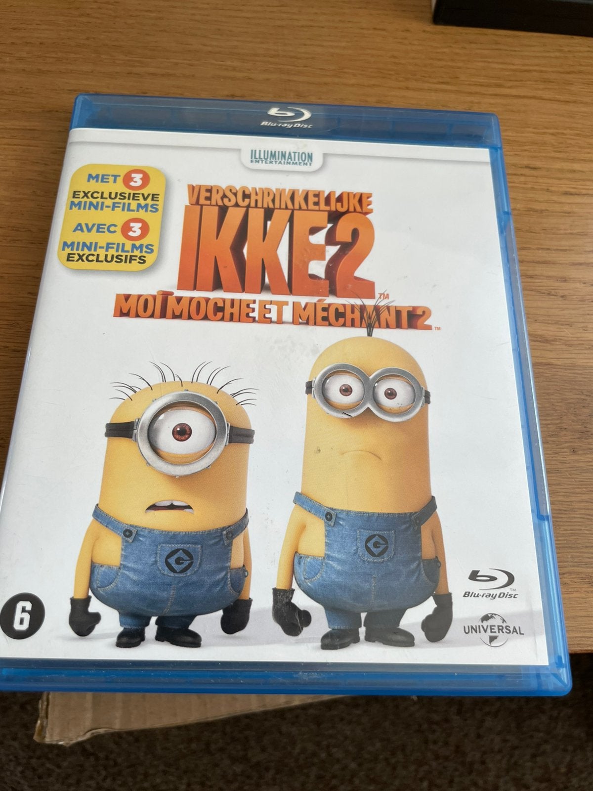 Verschrikkelijke ikke minions deel 2 Blu-Ray, Ophalen, Zo goed als nieuw, Nvt, Nvt