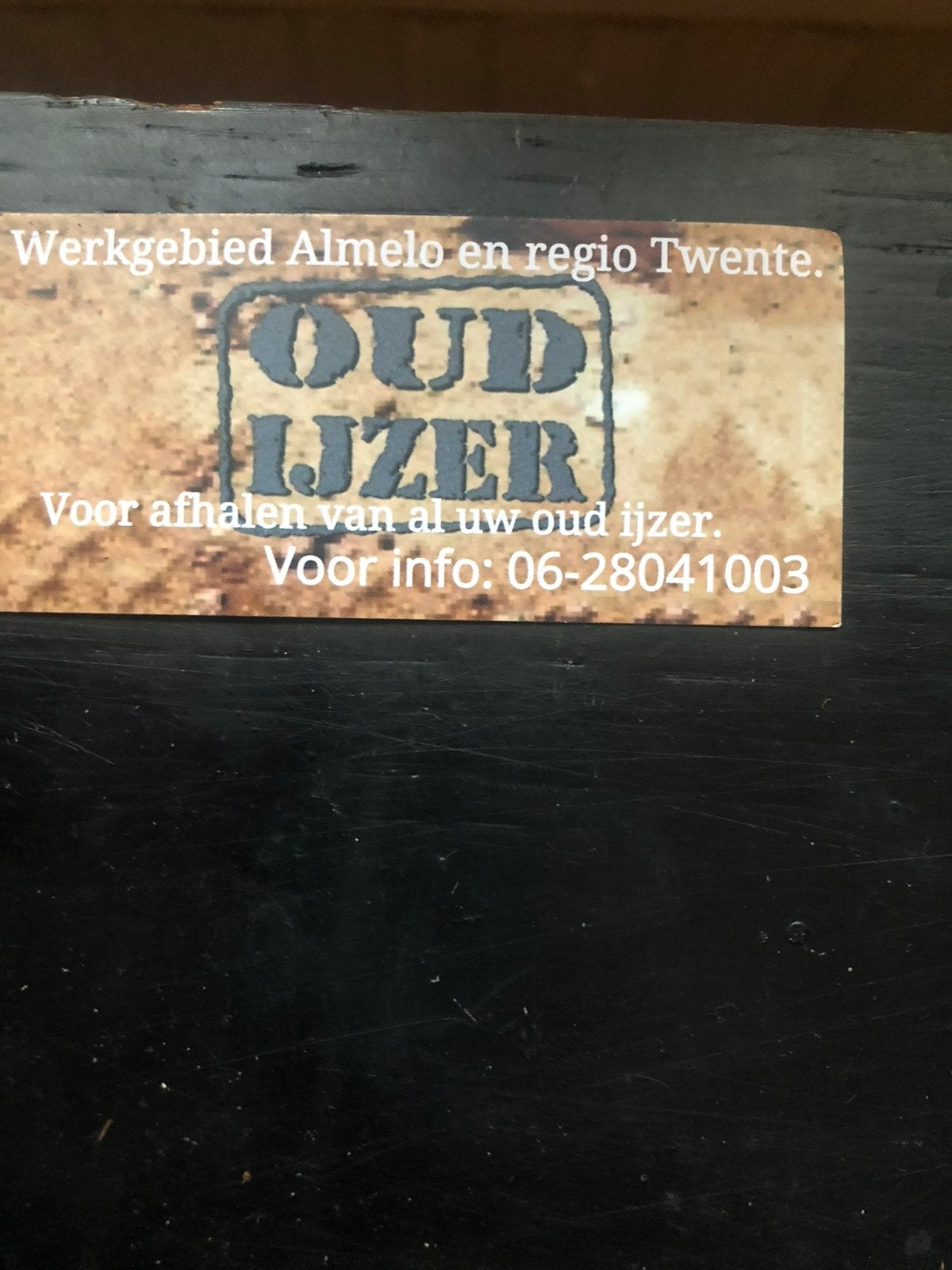 Gezocht oud ijzer en metalen, Ophalen, Gebruikt, IJzer