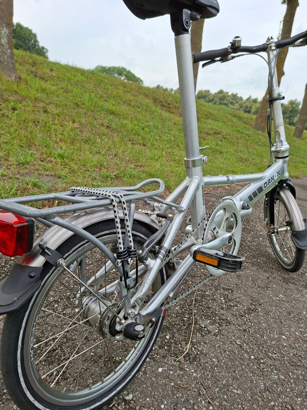 Dahon vouwfiets - 16 inch, Ophalen, Gebruikt, Velgrem, 16 tot 18 inch