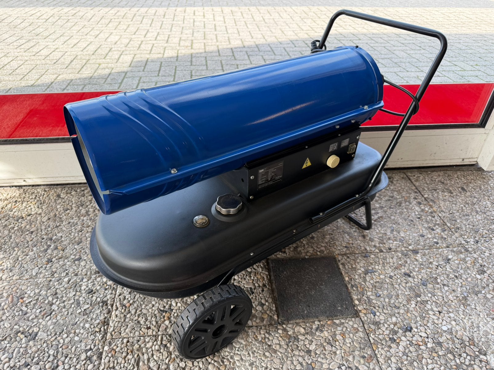 MSW Heteluchtkanon diesel kachel. 30kw / Weinig gebruikt., Ophalen, 30 tot 80 cm, Kachel, Zo goed als nieuw