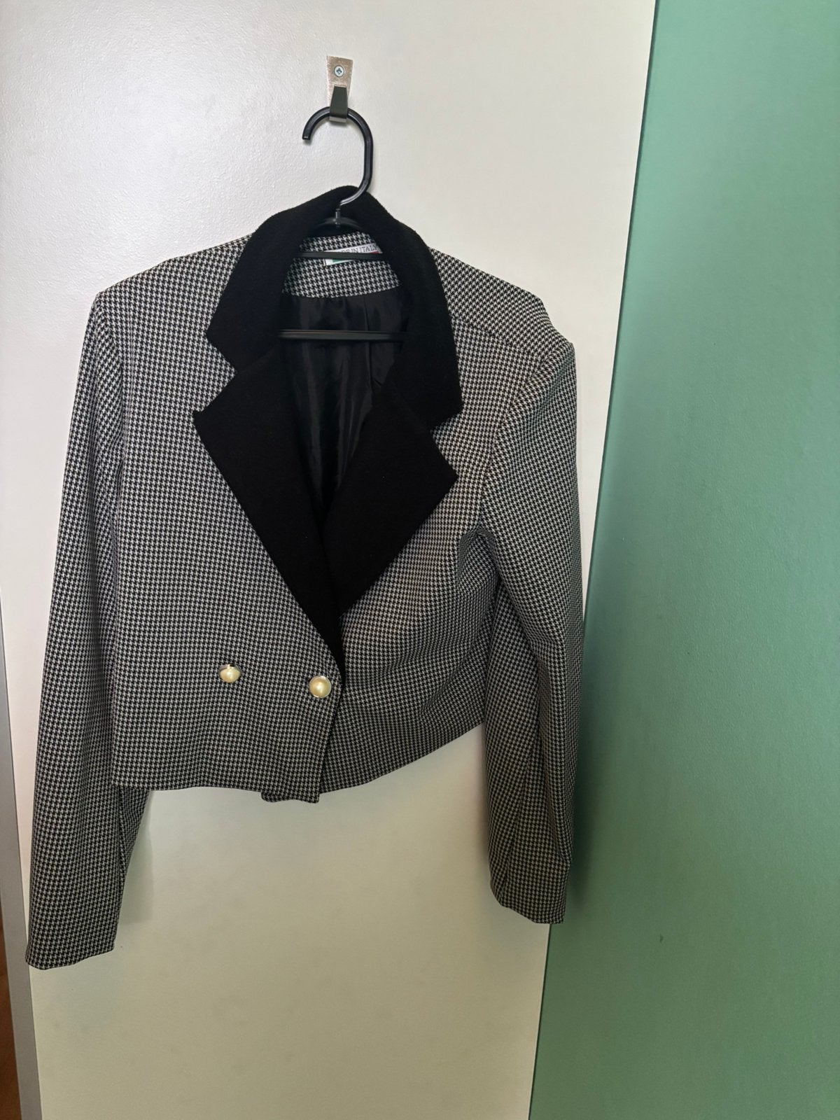 Blazer met print, Zwart, Ophalen of Verzenden, Zo goed als nieuw, Jasje