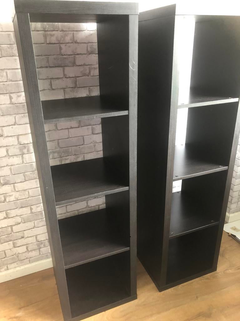 Ikea kallax kast 4 vakken, Huis en Inrichting, Kasten | Boekenkasten, Ophalen, Met plank(en), Gebruikt, 100 tot 150 cm