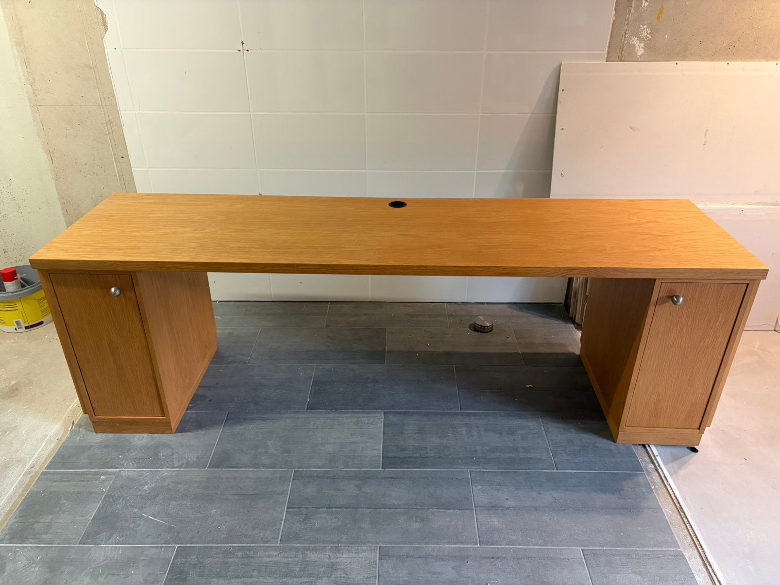 Gratis bureau, Ophalen, Gebruikt