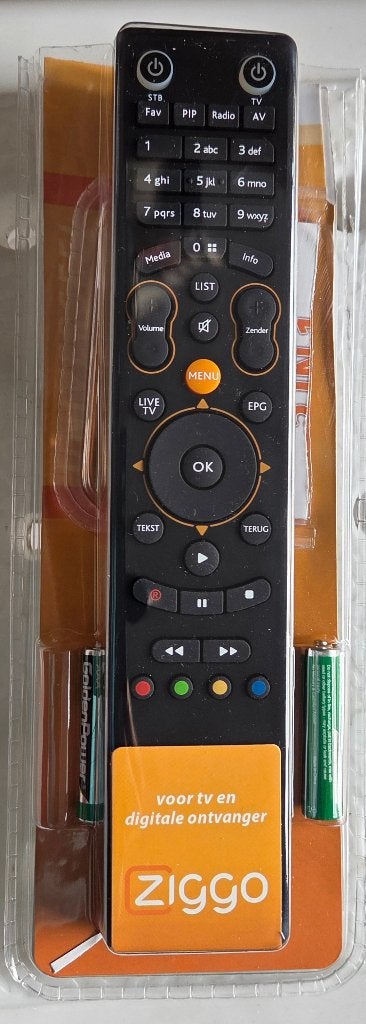 Nieuwe, originele Ziggo afstandsbediening, Ophalen of Verzenden, Nieuw, Origineel, Tv