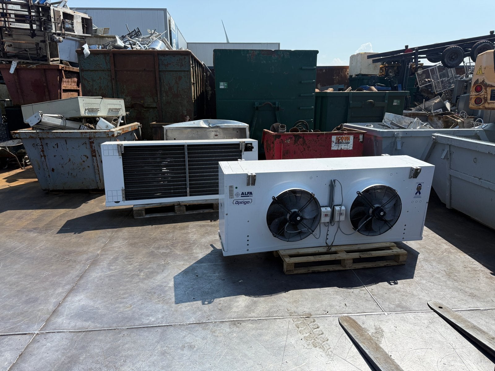 ALFA Optigo F50HC Warmtewisselaar / Koelunit/verdamper, Ophalen, Gebruikt, Minder dan 60 m³, Koelen en Ontvochtigen