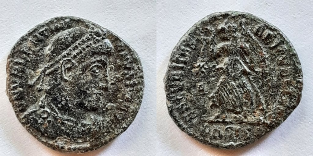 Romeinse munt Valentinianus I  Sear 4103, Verzenden, Overige landen