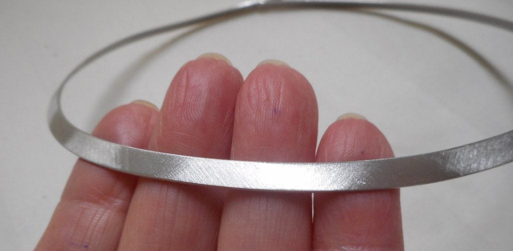 Zilveren gemateerde vintage spang nr.2140, Verzenden, Zo goed als nieuw, Zilver, Zilver