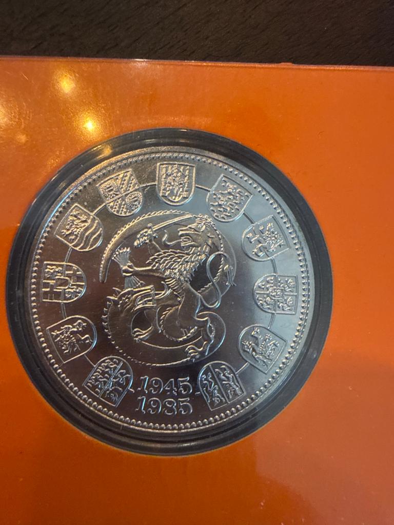 Gedenkpenning 40 Jaar Bevrijding Nederland 1945-1985, Ophalen of Verzenden, Losse munt