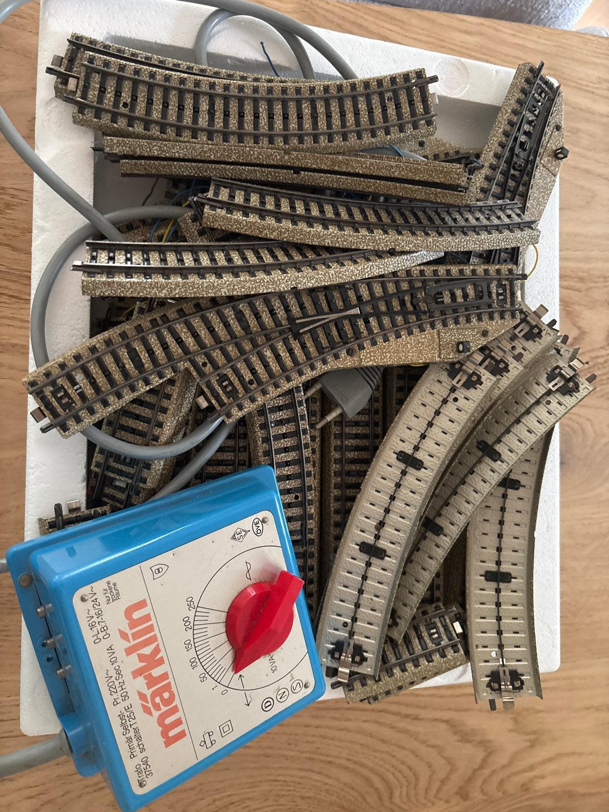 Märklin Rails en Trafo uit begin jaren '80 - Goede staat, Ophalen, Wisselstroom, Gebruikt, Rails