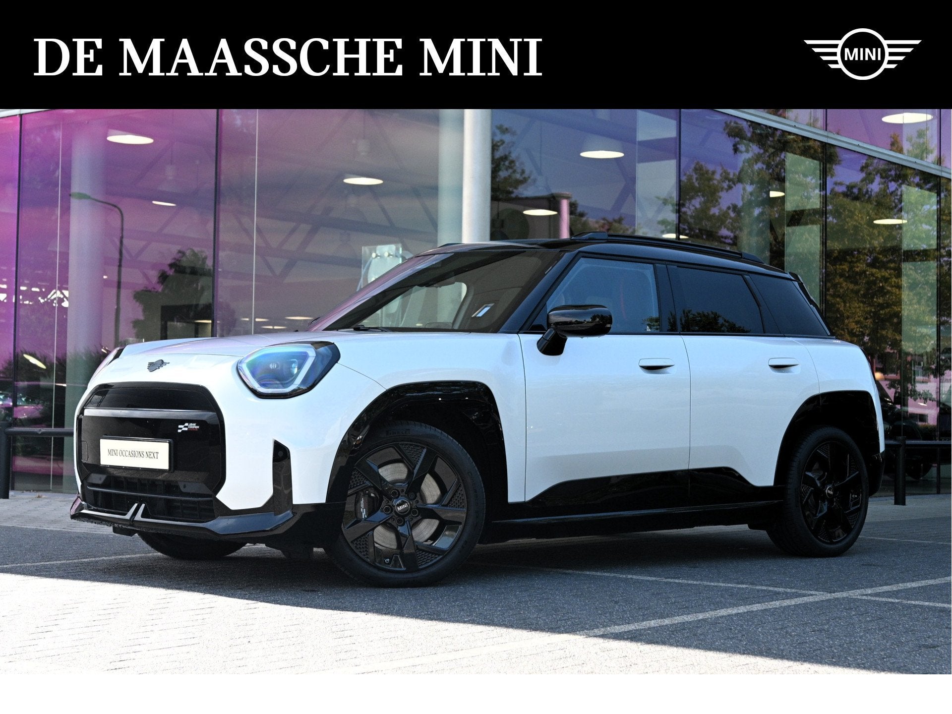 MINI Aceman SE / John Cooper Works / Pakket M / 18" JCW Slid, Dealer onderhouden, Gebruikt, Met garantie (alle), Wit