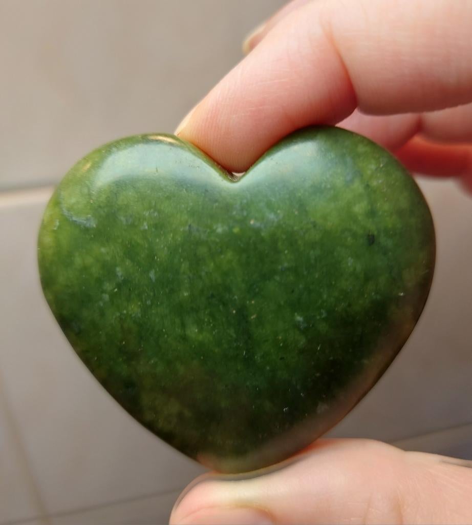 Mooi Hart van Groene Jade, Ophalen of Verzenden, Zo goed als nieuw
