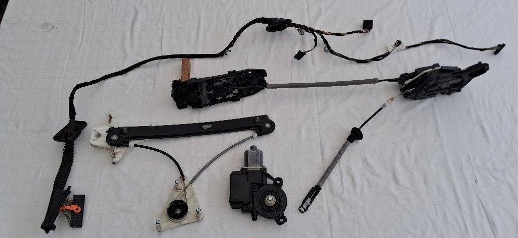 Complete set onderdelen rechter achterdeur VW Polo 6R / 6C, Gebruikt, Achter, Ophalen of Verzenden, Volkswagen