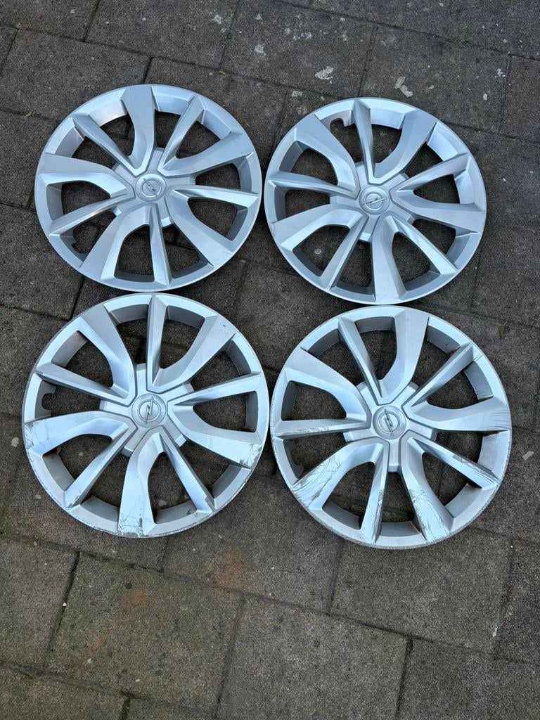 Opel Corsa wieldoppen 16 inch - origineel, Auto diversen, Wieldoppen, Ophalen of Verzenden, Gebruikt