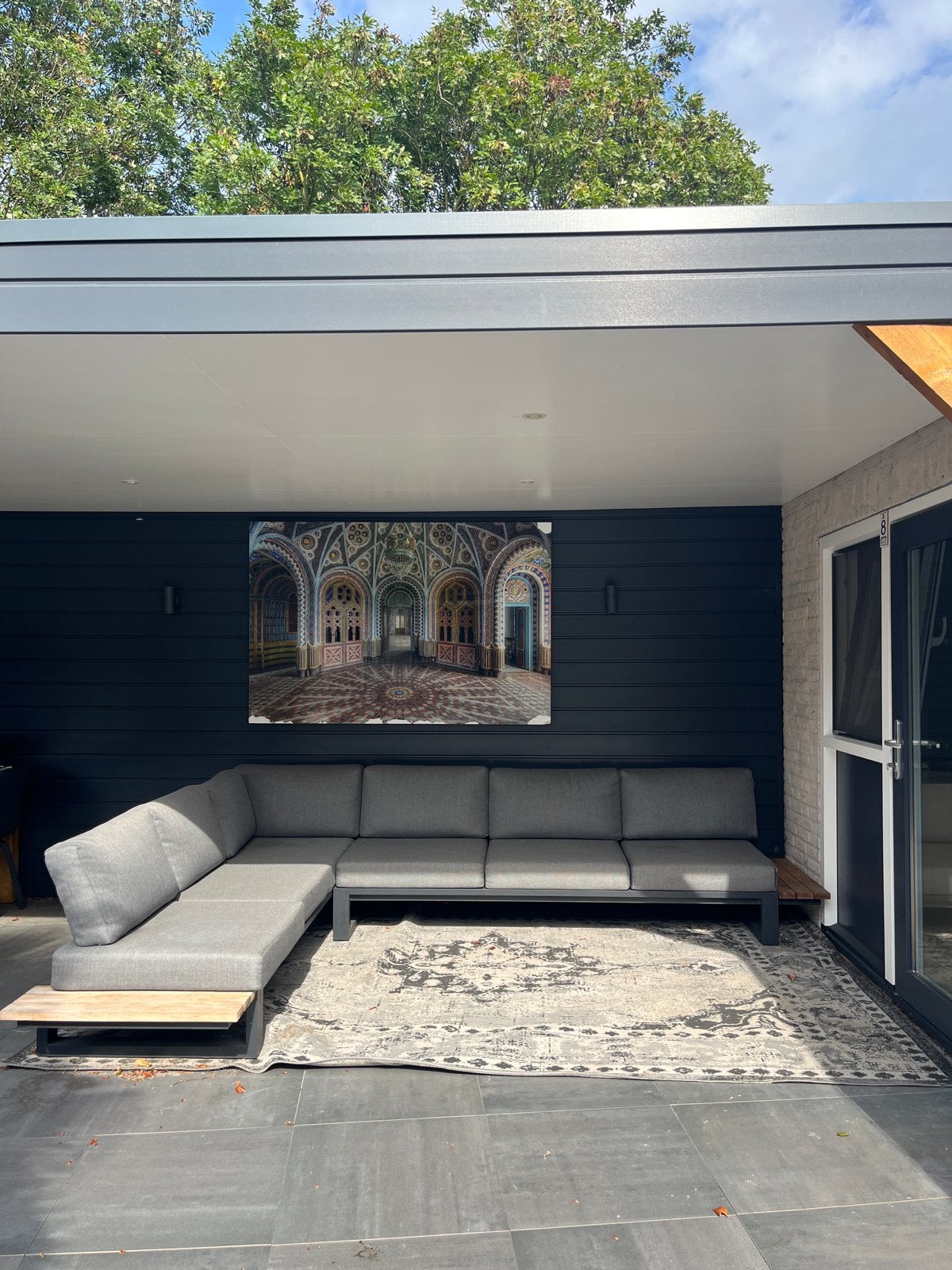 Tuin hoek loungeset, Ophalen, Gebruikt