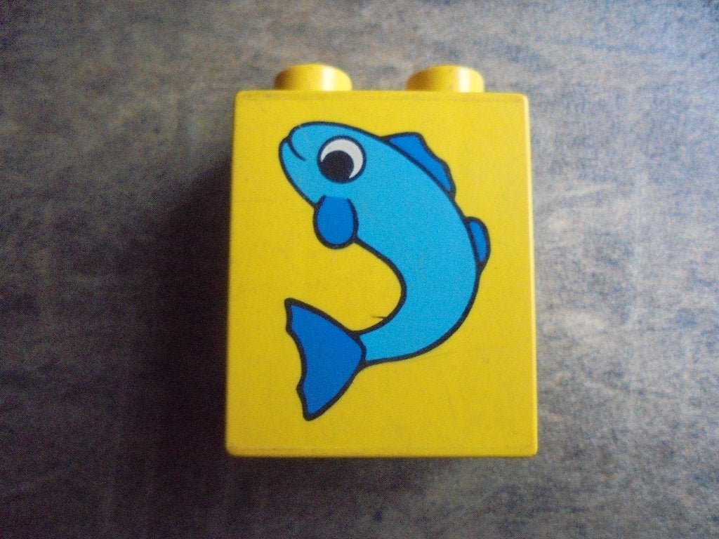 Lego Duplo Brick 1x2x2 (zie foto's), Ophalen of Verzenden, Gebruikt, Losse stenen, Duplo