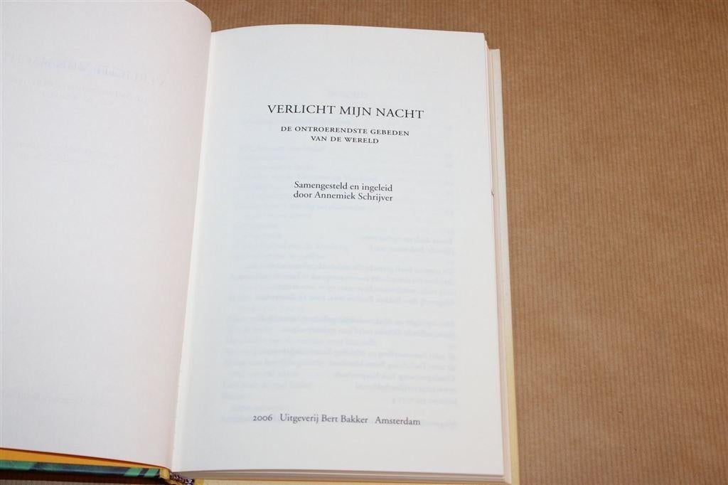 Verlicht mijn Nacht — Annemiek Schrijver — Gebeden, Boeken, Ophalen of Verzenden, Gelezen