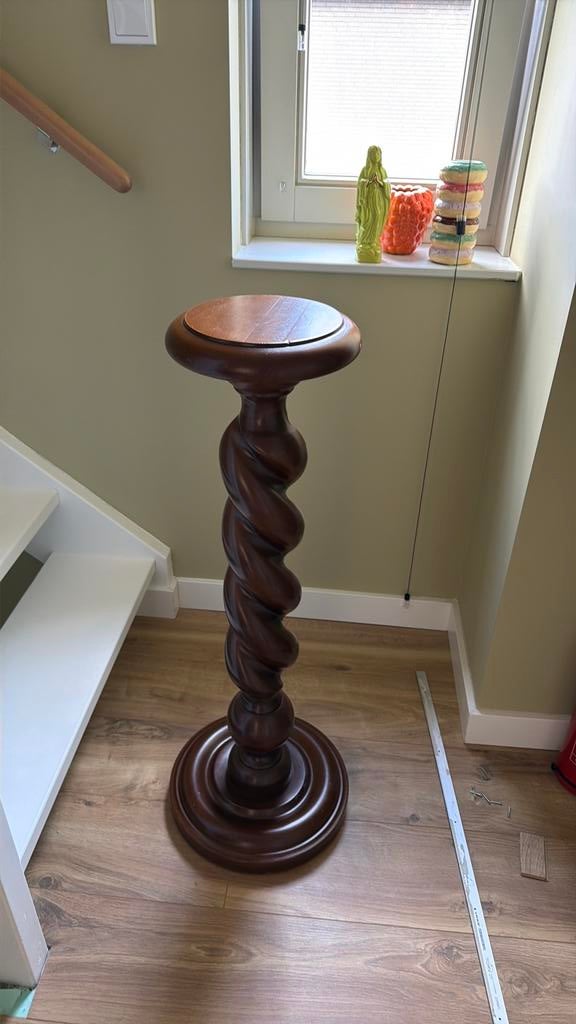 Zuil hout +- 100 cm, Ophalen, Zo goed als nieuw