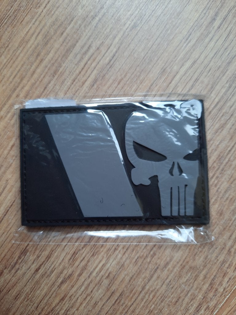 Patches / Emblemen Punisher, Verzamelen, Ophalen of Verzenden, Landmacht, Overige gebieden, Embleem of Badge