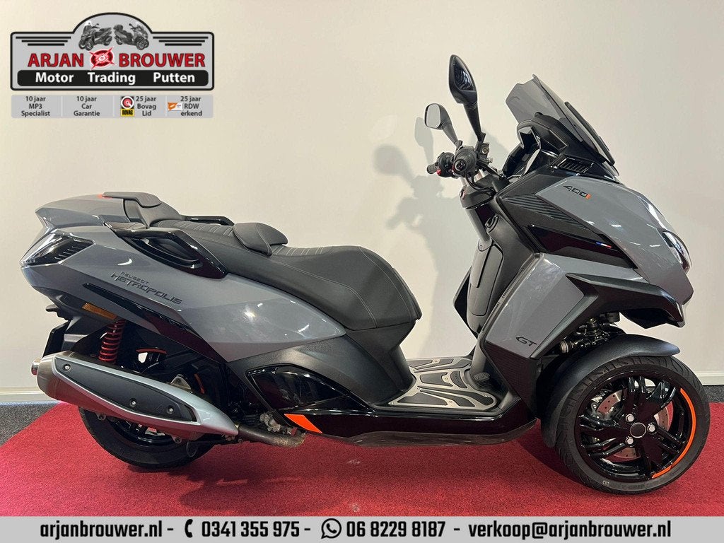 Peugeot Metropolis 400 GT ABS, Scooter, Bedrijf, Traction Control, Bonnetstraat 1
6718 XN  Ede, NL