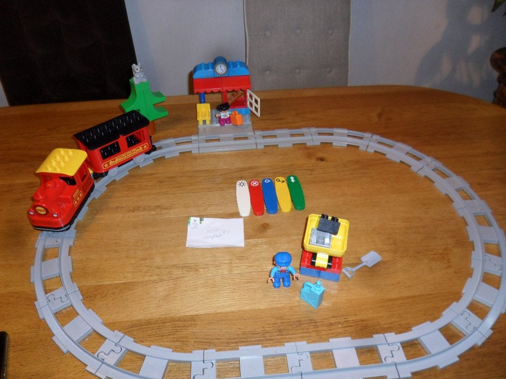 Duplo elektrische stoomtrein, Ophalen, Zo goed als nieuw, Compleet, Duplo