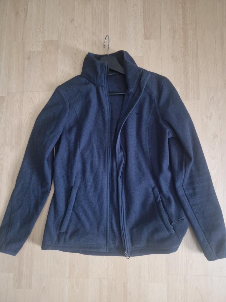 Human Nature donkerblauw fleece vestje - Zo goed als nieuw, Maat 38/40 (M), Blauw, Ophalen of Verzenden, Zo goed als nieuw
