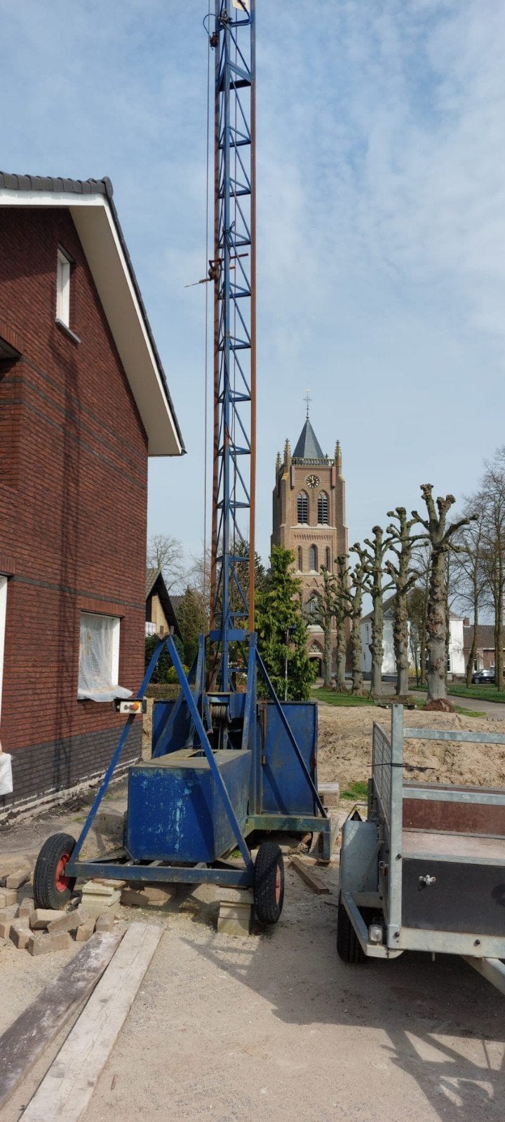 Bouwlift 7-9 mtr, Ophalen of Verzenden