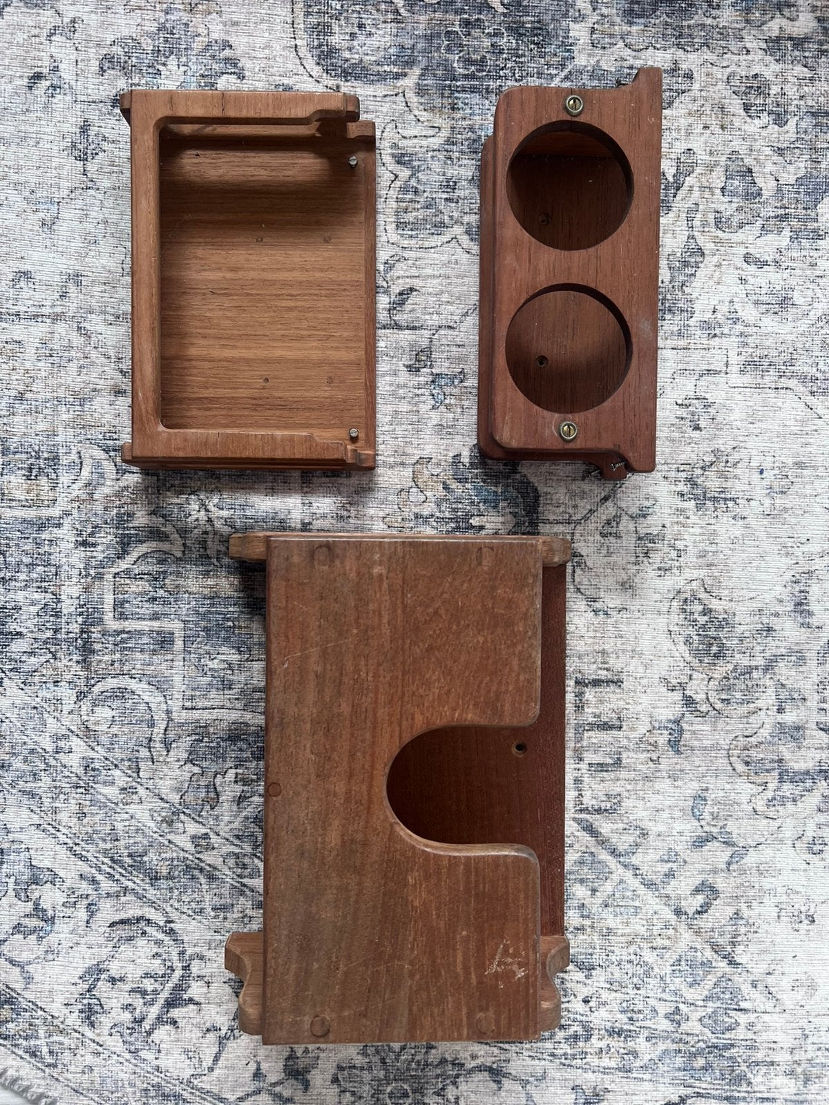 Boot teak accessoires - 3-stuks, Ophalen of Verzenden, Zo goed als nieuw