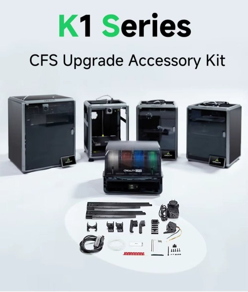 Complete nieuwe CFS 4 kleuren upgrade set voor de K1 serie., Computers en Software, 3D-printerbenodigheden, Nieuw, Printeraccessoires