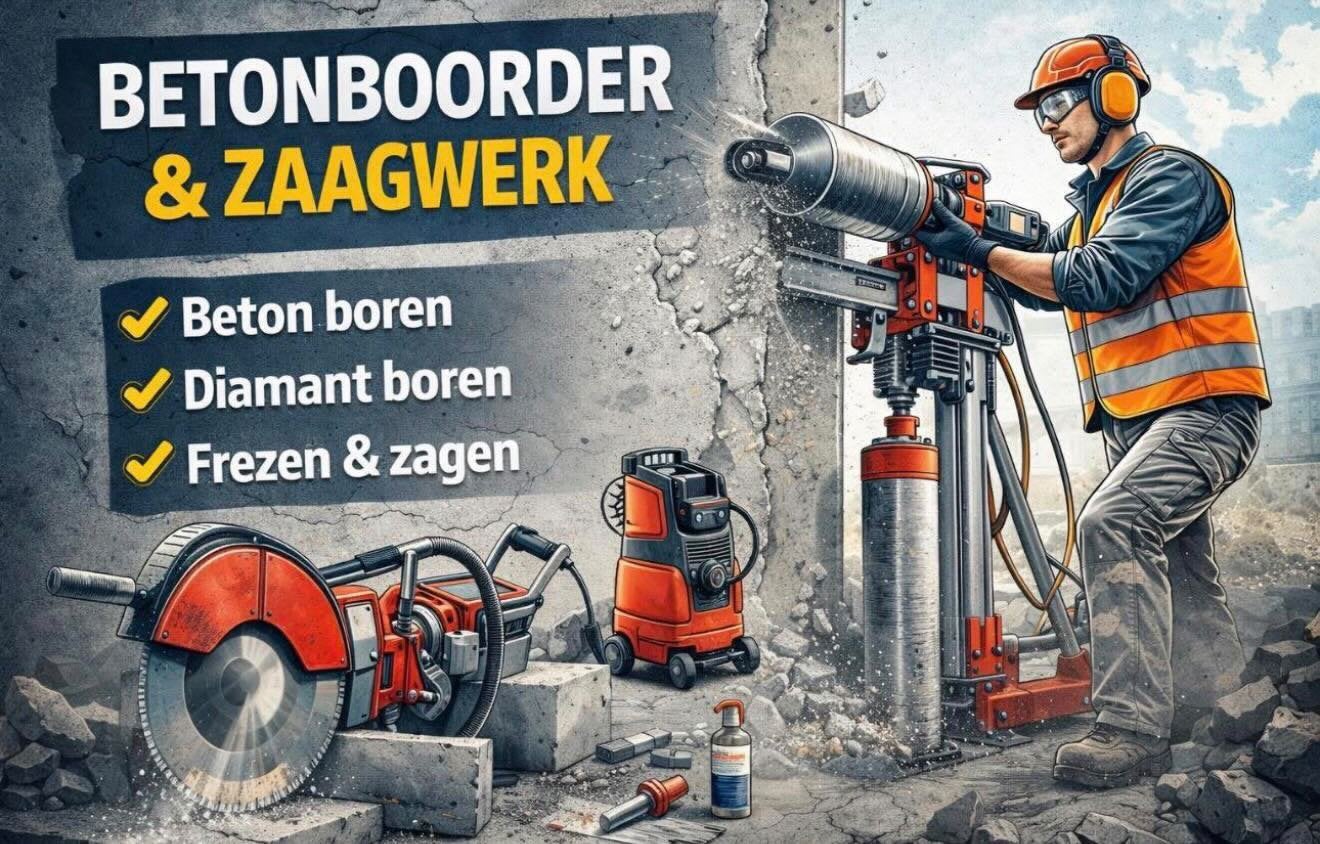 Betonboor, Ophalen of Verzenden
